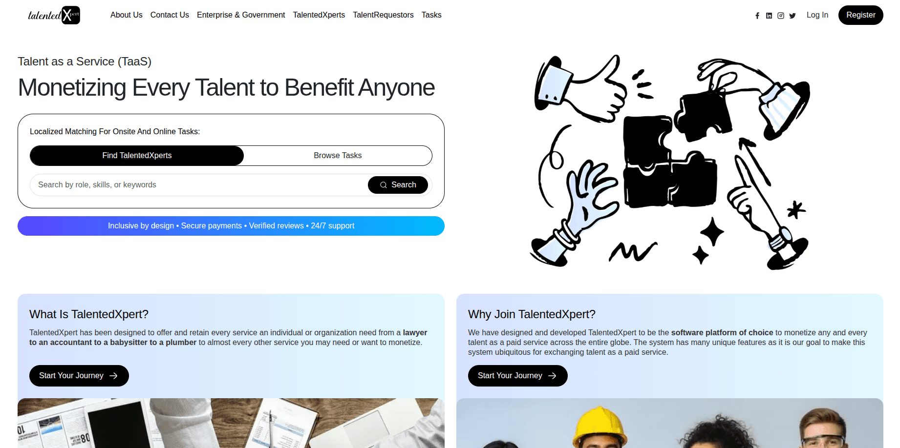 TalentedXpert -AI-Powered Talent Discovery Platform screenshot 1