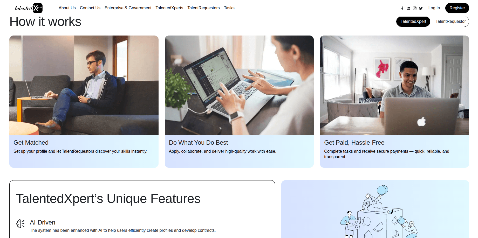TalentedXpert -AI-Powered Talent Discovery Platform screenshot 3